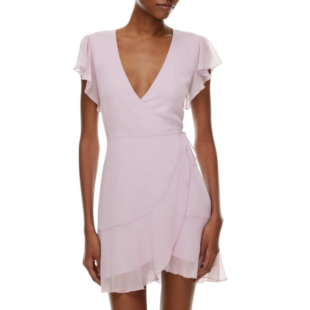 NWT WILFRED Women’s Lawn Wrap Mini Dress